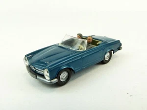 Wiking 142 / 2 A Mercedes 230 SL / 250 SL Cabrio azurblau von 1966/68 1:87 (O) - Picture 1 of 5