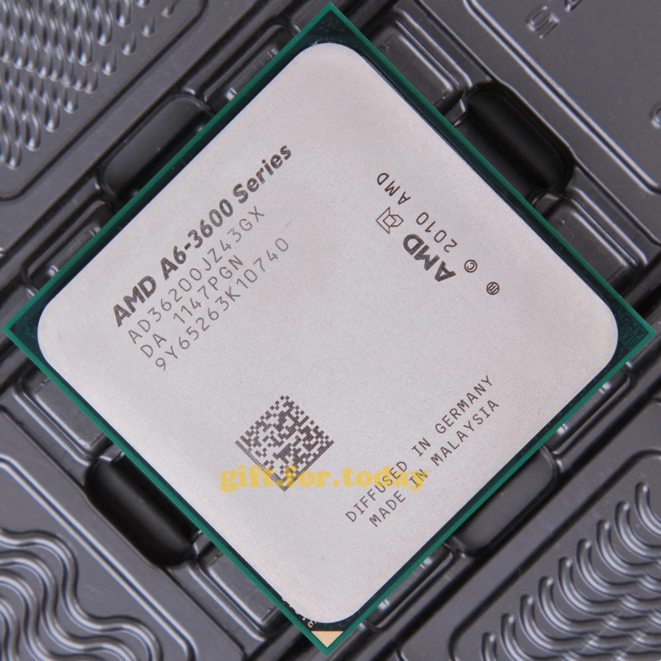 Original AMD A6-Series A6-3620 2.2 GHz Quad-Core (AD3620OJZ43GX) Processor CPU - image 1 of 1