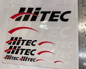 Vintage Hitec Decal Sheet Team Associated/Losi/Traxxas/Tamiya/kyosho/Xray/HPI - Picture 1 of 1