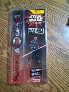 Star Wars Episode 1 Darth Maul Uhr 1999 Hoffnung New Old Stock - Bild 1 von 2