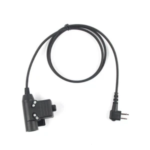 High Quality U94 PTT Cable Plug Headset Adapter For Motorola GP-88 GP-2000 Radio - Zdjęcie 1 z 9