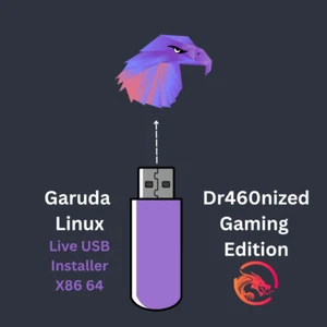 Garuda Linux Dr460nized Gaming 32GB Bootable USB Live & Install - Picture 1 of 10
