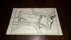 PLAN 17e s. - Mézières - Fortifications - Merian Matthaeus 1656 - Imagen 1 de 6