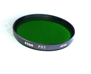 49mm Optex P01 GREEN Contrast Filter - NEW - Picture 1 of 4