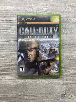 Call of Duty Finest Hour Xbox - CIB w/ Manual! PRISTINE MINT! A+ - Image 1 of 4