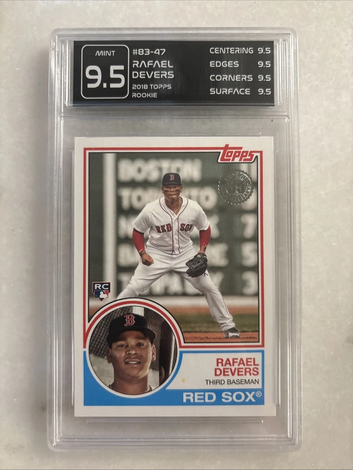 RAFAEL DEVERS 2018 Topps Update 1983 TOPPS BASEBALL #83-47  MINT 9.5 RC - Image 1 of 3
