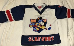 Vintage Y2K Disney Mickey Mouse Kinder Hockey Trikot Pullover Größe 4t - Bild 1 von 14