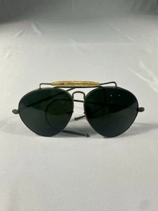 Rare Vintage Aviator Sunglasses Outdoorsman, Green, Lenses - Picture 1 of 7