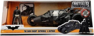 Jada Toys DC Comics 2008 The Dark Knight Batmobile With Batman figure; 1:24... - Picture 1 of 5