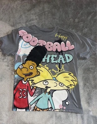 Camiseta Hey Arnold Football Head niños talla 8 Nickelodeon Foto 1 de 3