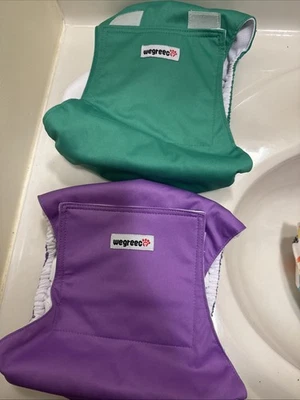 Pañales reutilizables/lavables para perro macho Wegreeco Juego grande 2 Foto 1 de 3