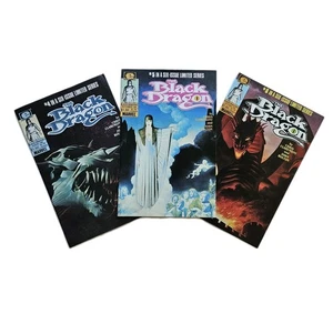 Lotto di 3 fumetti THE BLACK DRAGON 4-6 #4 #5 #6 Epic/Marvel 1985 VF-NM  - Foto 1 di 7