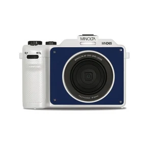 Minolta MND65 56MP 4K Ultra HD Wi-Fi Selfie Shot Digital Camera (White/Blk-Blue) - Picture 1 of 7