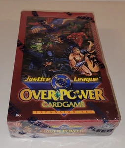 1997 OVERPOWER DC Justice League GIOCO DI CARTE MAI APERTO SCATOLA DI CERA Set di Espansione CCG - Foto 1 di 7