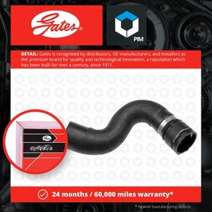 Radiator Hose fits AUDI A4 Allroad B8 2.0D Upper 09 to 16 Coolant Gates Quality - Picture 1 of 2