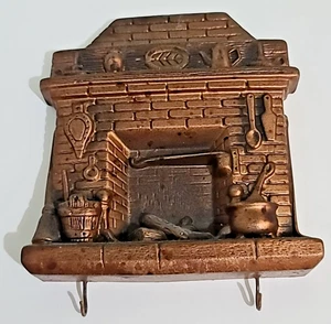 Porta llaves vintage de tiza o para agarraderas, color cobre - Imagen 1 de 6