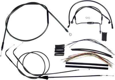 Kits de instalação de guidão Magnum 487282 designer 96-06 Harley Road King FLHR - Imagem 1 de 2