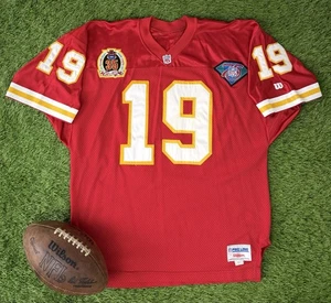 Joe Montana Kansas City Chiefs Vintage 1994 Authentic Wilson Football Trikot 50 - Bild 1 von 9