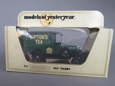 D7 Matchbox Y-5 Talbot Van 1927 LIPTON'S Tea Models Of Yesteryear IN Box 1:47 - Image 1 of 4