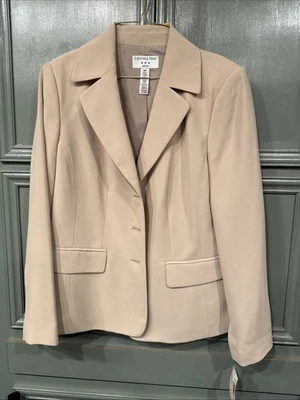 Chaqueta Covington Nueva Con Etiquetas Sears Beige Cuello Muesca 10P Almendra  Foto 1 de 4