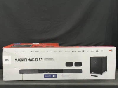 Polk Audio Magnifi Max AX SR 300543-01-00-101 Dolby Atmos 7.1.2 Soundbar Sealed - Image 1 of 4