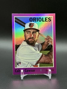 2024 Topps Archives Colton Cowser novato lámina rosa #188 Baltimore Orioles - Imagen 1 de 1