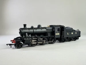 *INSTALADO DCC* Bachmann Branchline 32-830A Clase 2MT 2-6-0 Ivatt 6418 en LMS Negro - Imagen 1 de 16