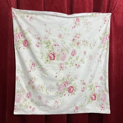 26 X 26 Vintage Shabby Chic Rachel Ashwell Euro Almohada Rosas Falsas Foto 1 de 4