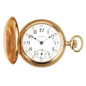 Waltham American Pocket Watch 6/0s Circa 1901 Limited Production in 14KYG - Picture 1 of 7