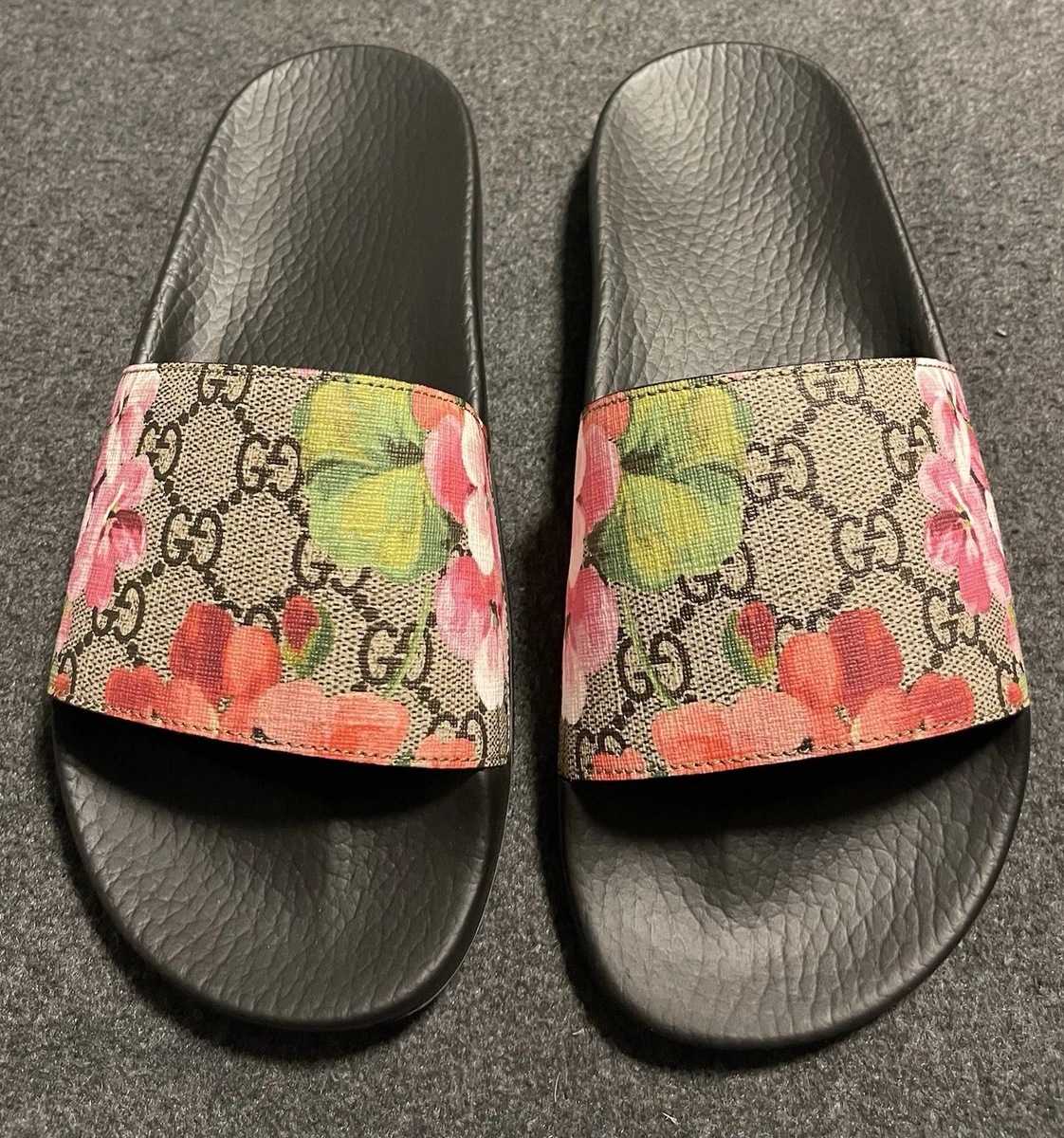 Gucci Flat (Under 1 in) Floral Sandals for Women for sale | eBay