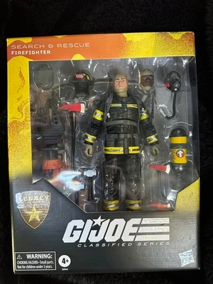Hasbro G.I. Figura de acción de bombero de búsqueda y rescate serie clasificada Joe NUEVO Foto 1 de 4
