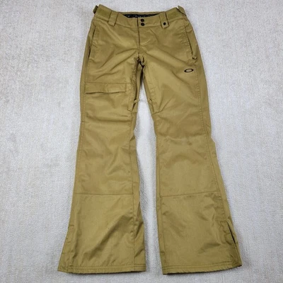 Calça de neve feminina OAKLEY XS bege FN seca 10K BioZone luz do mar esqui ao ar livre - Imagem 1 de 4