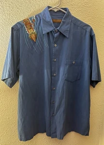 Tori Richard Hawaiihemd Gr. M Baggy Fit Rentier & Weihnachtsmann Weihnachten selten  - Bild 1 von 7