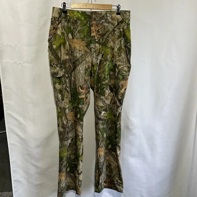 Redhead Camo Cargo Pants HTC Green Adult Men’s Large Polyester Lightweight  - Image 1 of 4