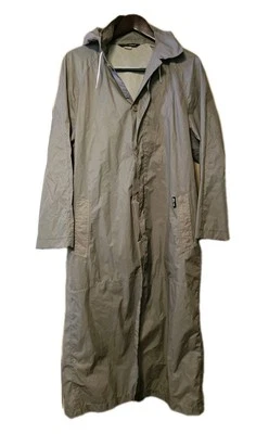 K-Way Internationa Impermeable Con Capucha Trinchera Poliamada Francia Talla 5 Malla Forrada Foto 1 de 4