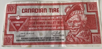 Dinero canadiense para neumáticos - Billete de 10¢ (Sandy McTire) - Lote #0350034261 - Coleccionable Foto 1 de 2