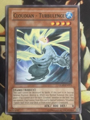 Yugioh: Cloudian - Turbulence - GLAS-EN013 - Common - Unlimited - NM - Image 1 of 2