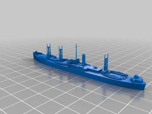 1:2400 WW2 Freighter (Midget Sub Depot Ship) - Bild 1 von 1