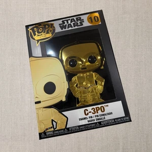 POP! Pin STAR WARS 10 C3PO 4” Enamel Pin New in Box - Picture 1 of 5