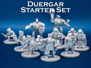 Duergar Pack | 10 Miniatures Starter Set 28mm Scale DnD D&D Tabletop Mini - Bild 1 von 11