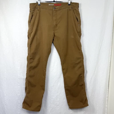 Pantalones Dickies Para Hombre Talla 38X32 Tostado Carpinteros Flex Calce Regular Ropa de Trabajo RN20697 Foto 1 de 4