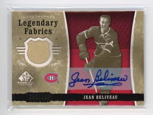 2006-07 SP Game Used Legendary Fabrics /100 Jean Beliveau #LF-JB Auto Jersey HOF - Bild 1 von 1