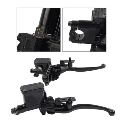 7/8'' 22mm 1 Pair Handlebar Brake Master Cylinder Lever For 50cc 70 90cc ATV - Image 1 of 4