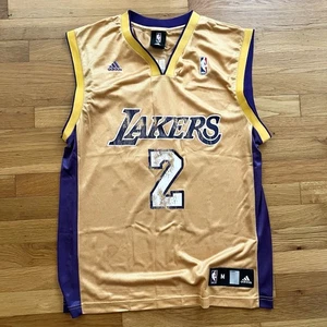 Adidas Lakers Trikot Herren gelb Derek Fisher #2 Größe Medium - Bild 1 von 8