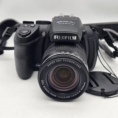 FUJIFILM FinePix HS25EXR 16.0MP Digital Camera Black - As Is For Parts / Repair  - Image 1 of 4