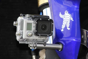 Kamerahalterung für Motorrad - für GoPro oder Aktioncam - M6 - Halter Edelstahl - Bild 1 von 5