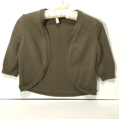 Guess Los Angeles Kids Girls Sweater Size M 3/4 Sleeves Brown Stylish Trendy Foto 1 de 4