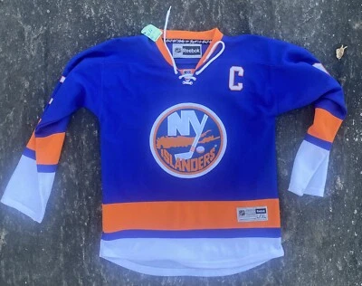 Reebok New York Islanders John Tavares #91 Blue Jersey Youth L/XL NHL Hockey - Image 1 of 4
