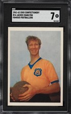 1961 Chix Confectionery Famous Footballers Soccer #14 - Jackie Charlton - SGC 7