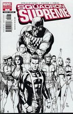 Squadron Supreme(Marvel-2006) #1C Gary Frank Sketch Incentive Cvr. ltd. 1 in 35